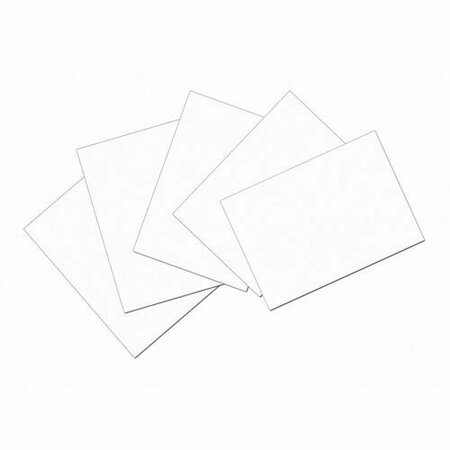 PACON Index Cards, Unruled, 4inx6in, White PAC5142